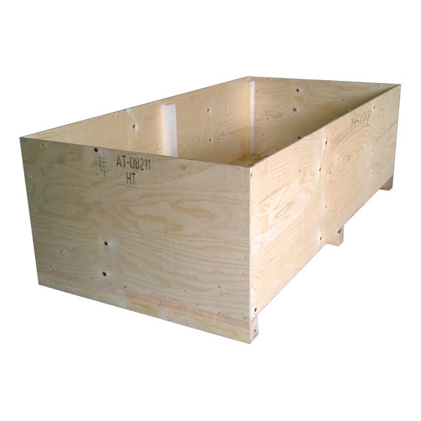 A plywood box