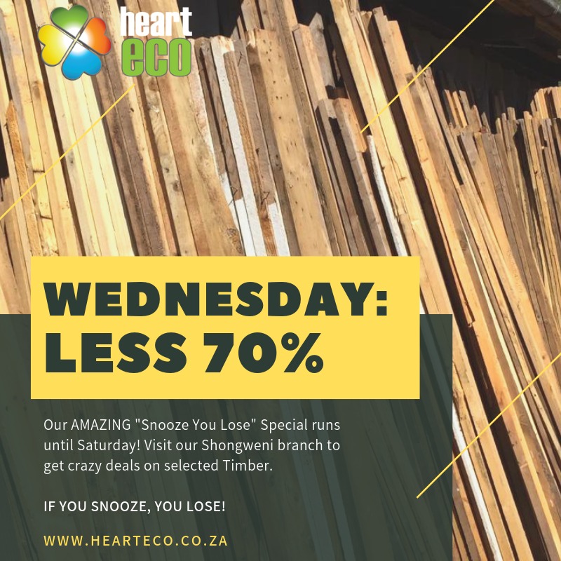 Wednesday: less 70%