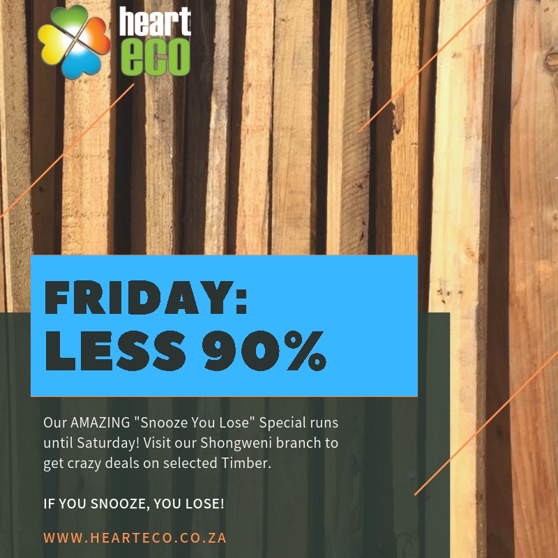 Friday: less 90%