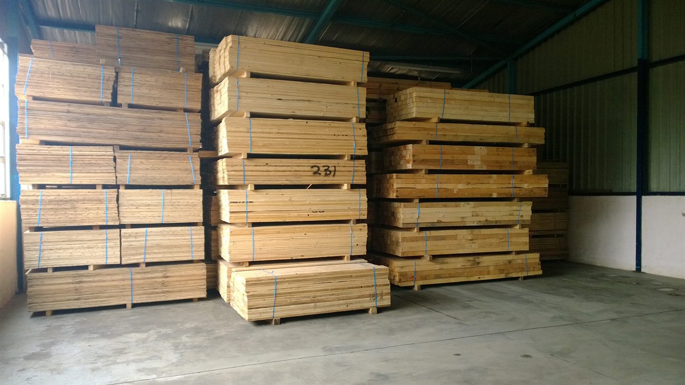 Reclaimed timber stacked in the Westmead store